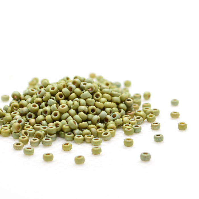 11-2033 Matte Opaque Light Olive Luster