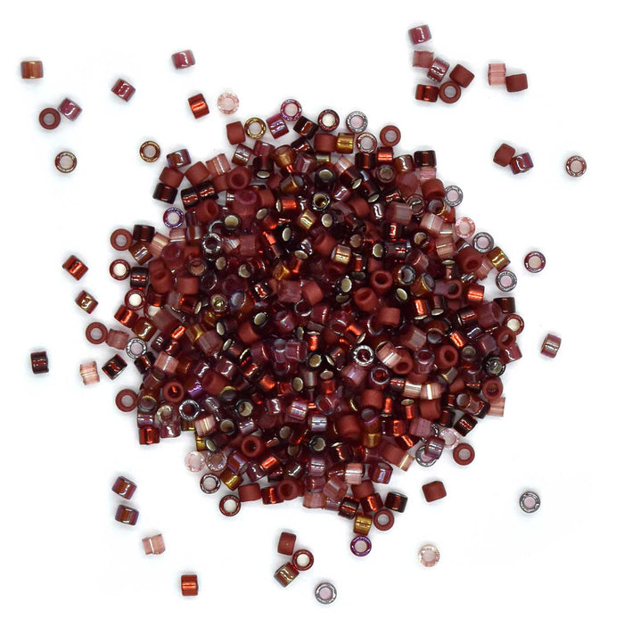11/0 Delica Mix- Marsala