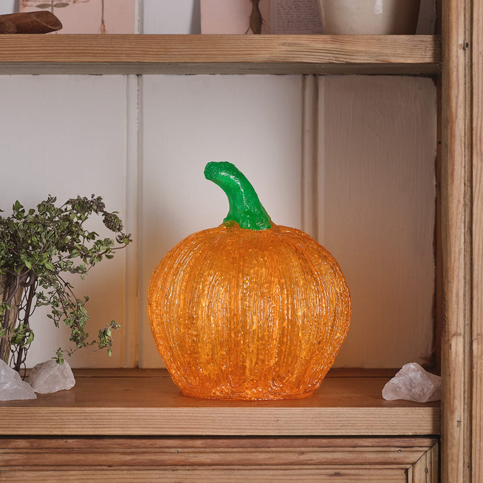 15cm Pumpkin Light Up Halloween Decoration