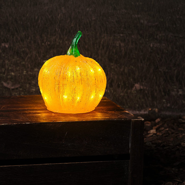 15cm Pumpkin Light Up Halloween Decoration