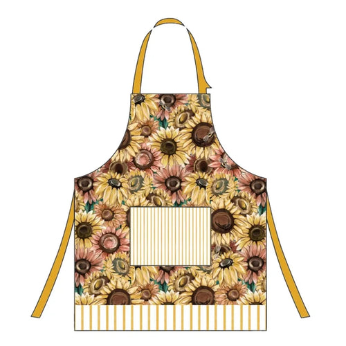 "Autumn Gold" Sunflower-Themed Apron
