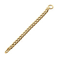 Invictus 24Kt Gold PVD Titanium 2.1mm Curb Chain with 2 Rings