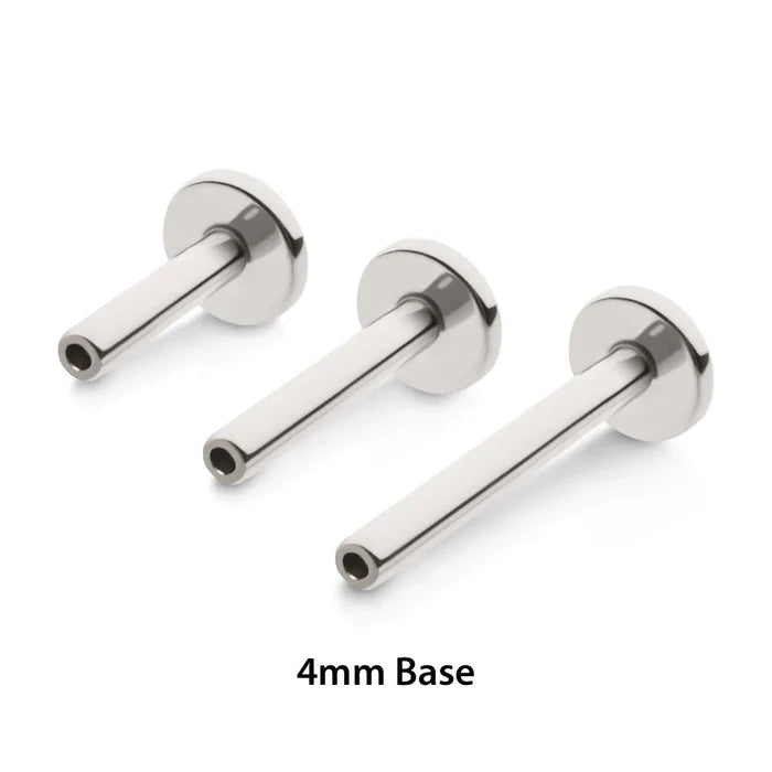 Invictus Threadless Titanium Labret Stem 2.5mm or 4mm Base