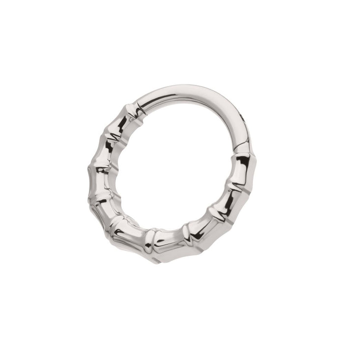 Invictus Titanium Bamboo Design Front Facing Hinged Segment Clicker