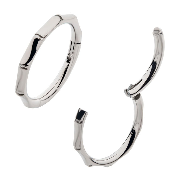 Invictus Titanium Bamboo Design Side Facing Hinged Segment Clicker