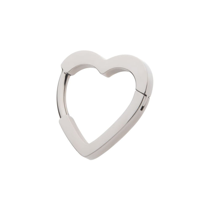 Invictus Titanium Heart Hinged Segment Clicker