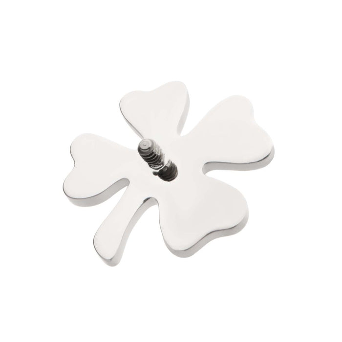 Invictus Titanium Internally Threaded 4-Leaf Clover Top