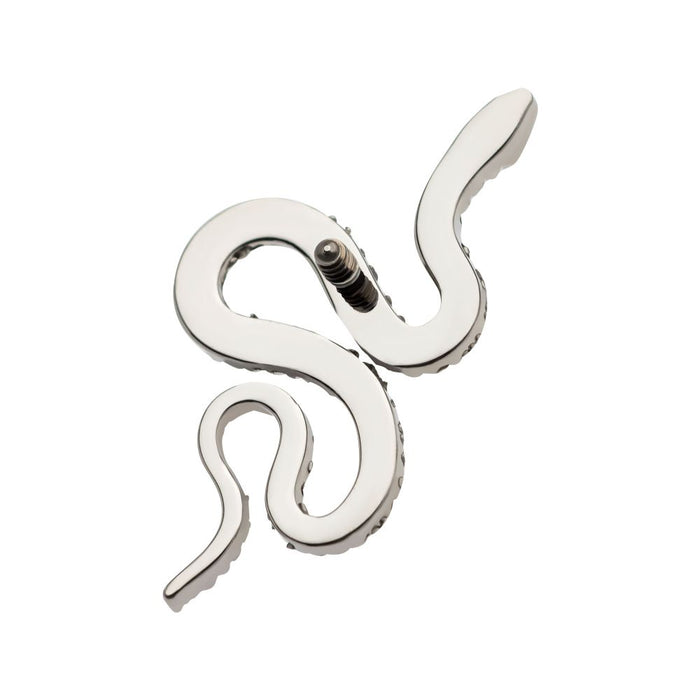 Invictus Titanium Internally Threaded Diamond Pattern Snake Top