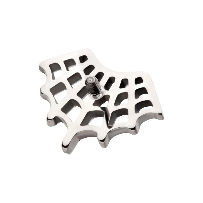 Invictus Titanium Internally Threaded Fan Shape Spiderweb Top