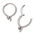 Invictus Titanium Snake Design Front Facing Hinged Segment Clicker