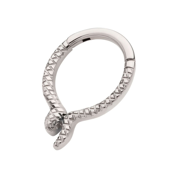 Invictus Titanium Snake Design Front Facing Hinged Segment Clicker