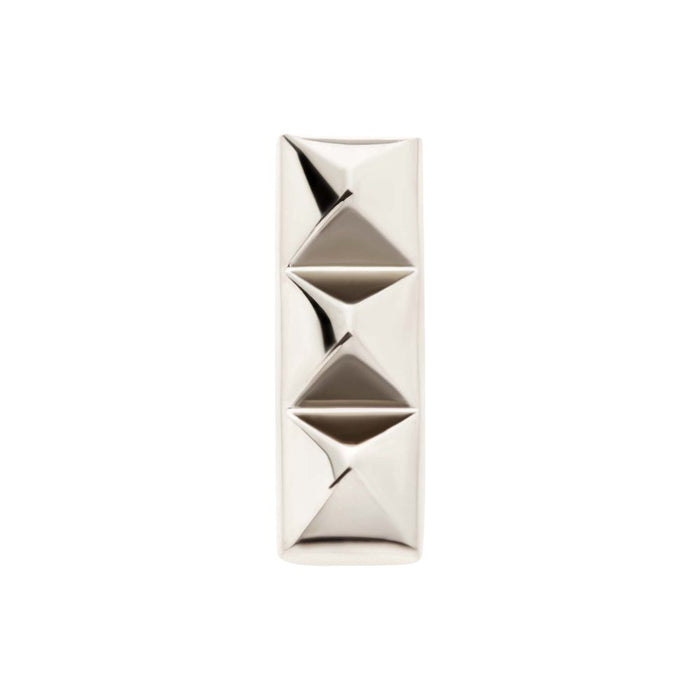 Invictus Titanium Threadless 3 Pyramid Stud Top