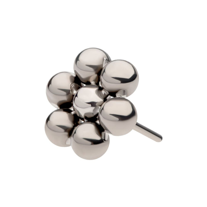 Invictus Titanium Threadless 7 Beads Hexagon Shape Top