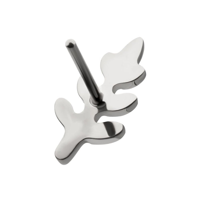Invictus Titanium Threadless Fern Leaf Top