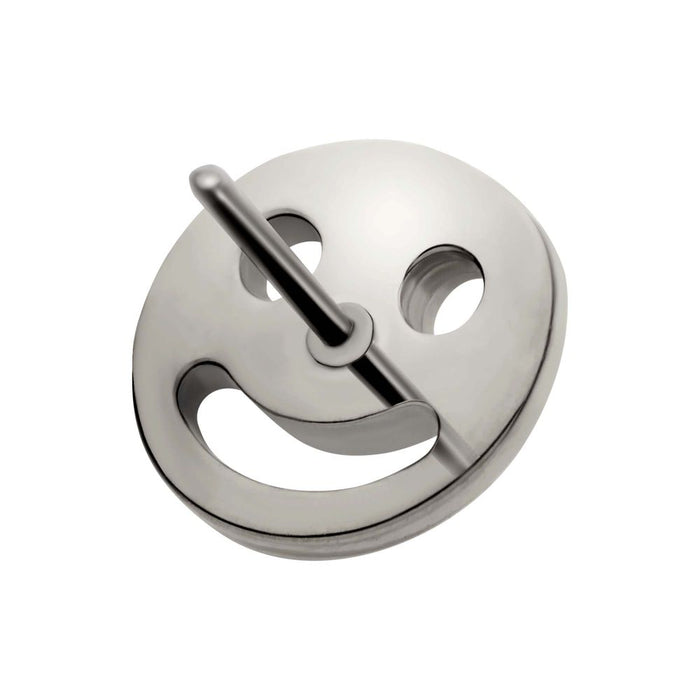 Invictus Titanium Threadless Smiley Face Emoji Top