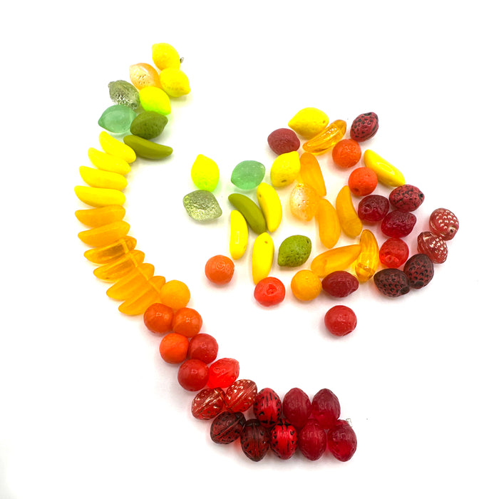 Mixed Czech Glass Strand- Tutti Frutti