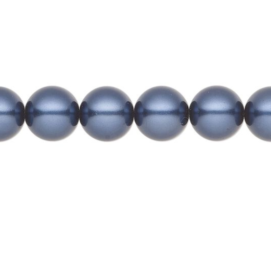Preciosa 8mm Pearls- Blue