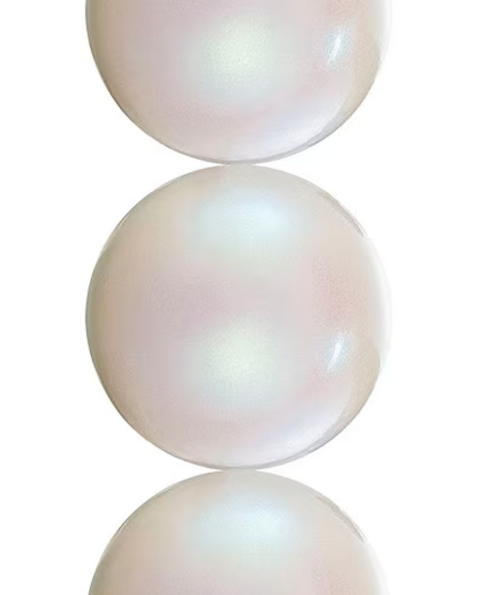 Preciosa 8mm Pearls- Pearlescent White