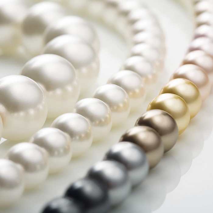 Preciosa 8mm Pearls- Pearlescent White