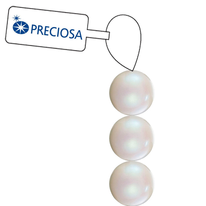 Preciosa Maxima 4mm Pearls - Pearlescent White