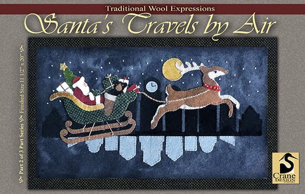 Santa’s Travels by LAND Crane Designs